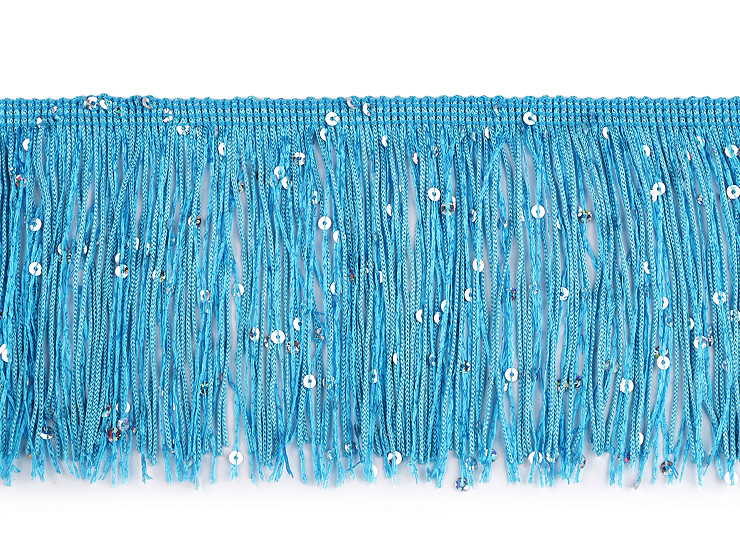 Fringes with sequins, width 10 cm 