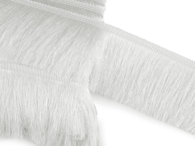 Frange dense et brillante, largeur 90 mm