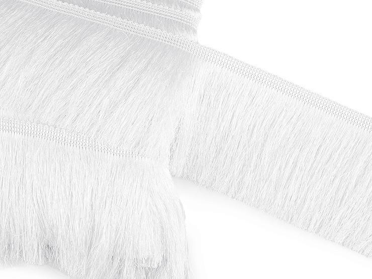 Frange dense et brillante, largeur 90 mm