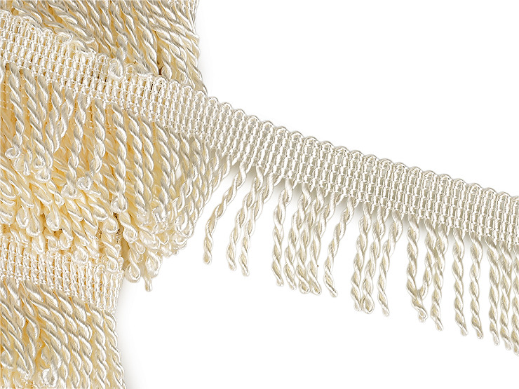 Frędzle skręcane szerokość 55 mm 