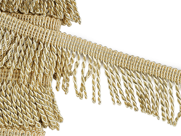 Frędzle skręcane szerokość 55 mm 