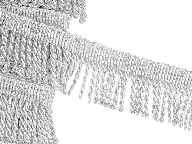 Frędzle skręcane szerokość 55 mm 