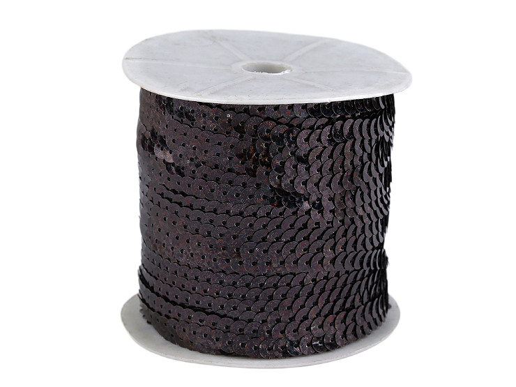 Pailletten, Breite 6 mm, Meterware