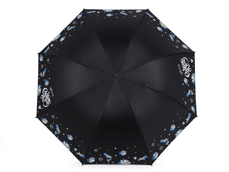 Dámský skládací deštník květy