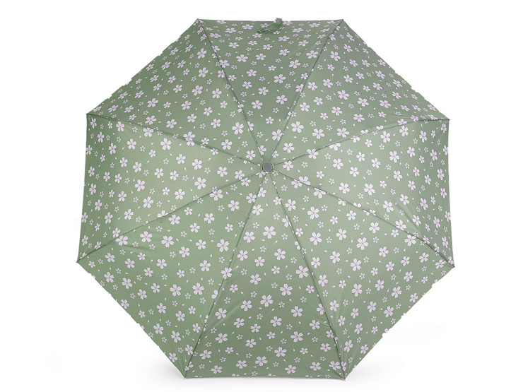 Mini parapluie pliant pour femme, Fleurs