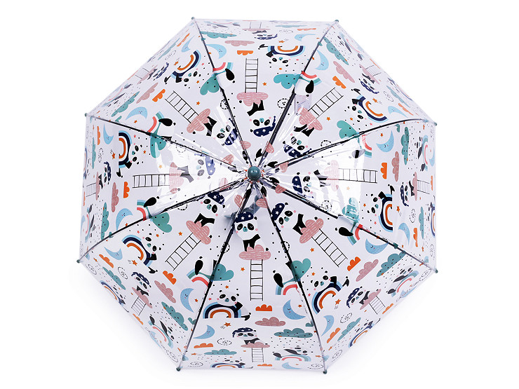 Paraguas transparente infantil con apertura automática