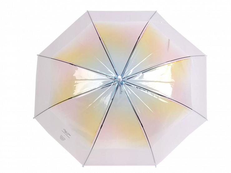 Paraguas transparente para niña/mujer, apertura automática