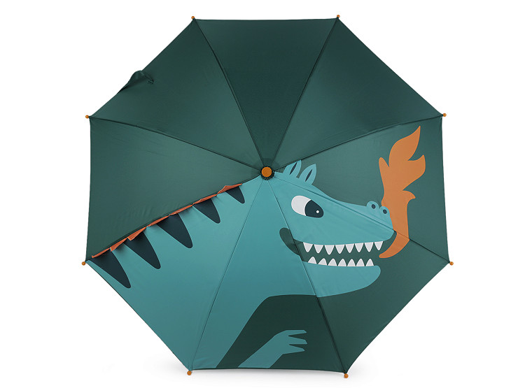 Paraguas infantil con unicornios, dinosaurios