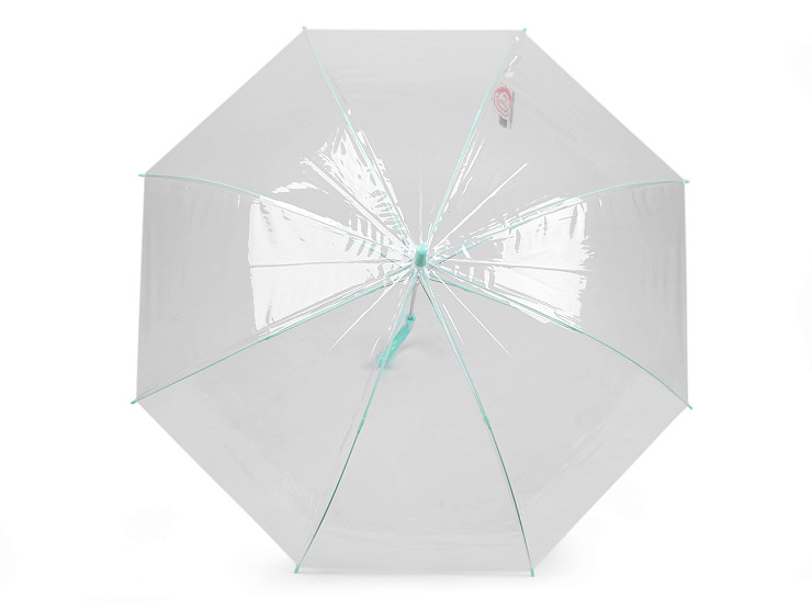 Dámský / dívčí průhledný vystřelovací deštník