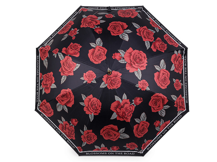 Women's auto-open umbrella, flowers