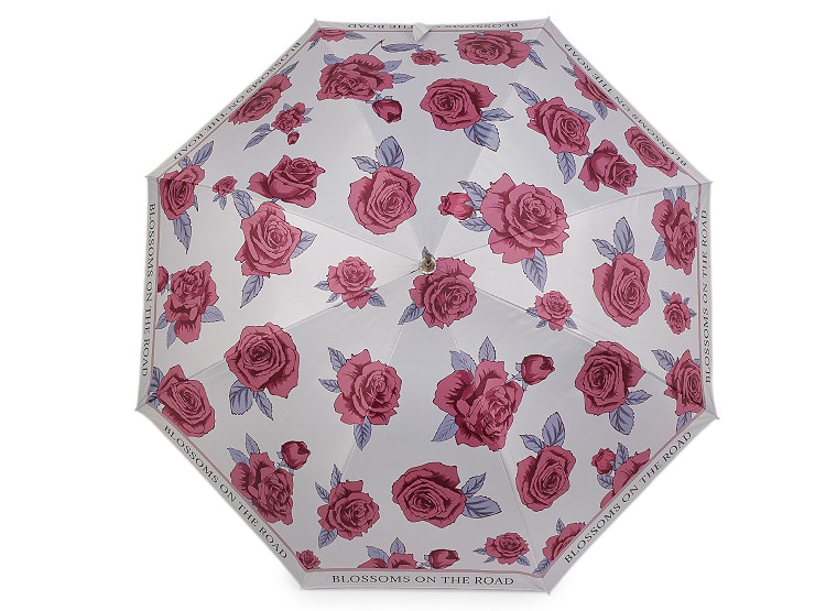 Women's auto-open umbrella, flowers