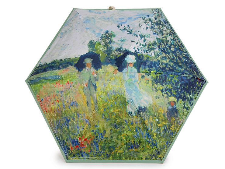 Dámský mini skládací deštník s pouzdrem