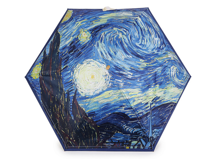 Dámský mini skládací deštník s pouzdrem