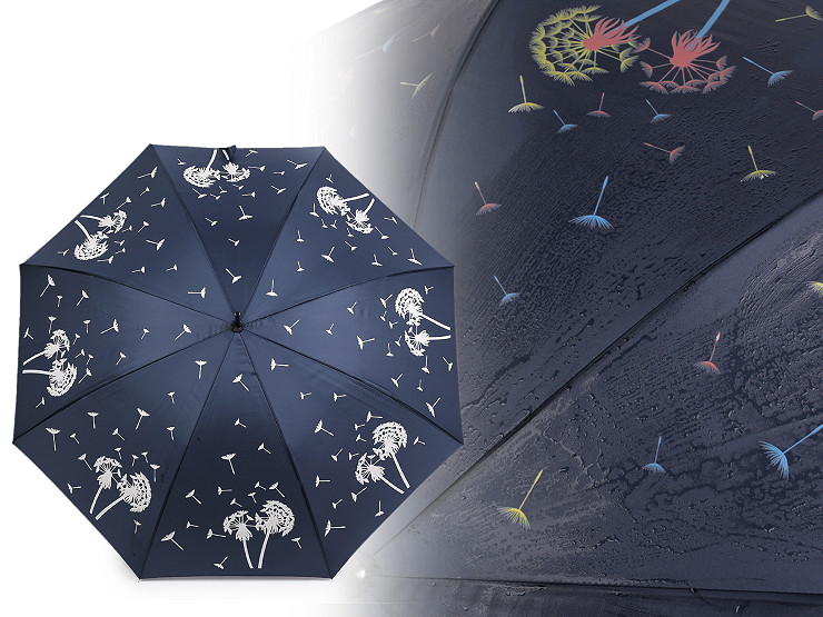 Dámsky vystreľovací dáždnik púpavy kúzelný