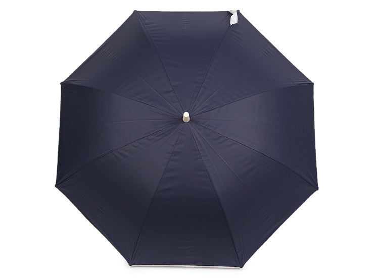 Dámsky vystreľovací dáždnik béžový lem