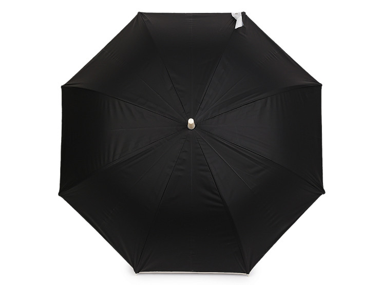 Dámsky vystreľovací dáždnik béžový lem