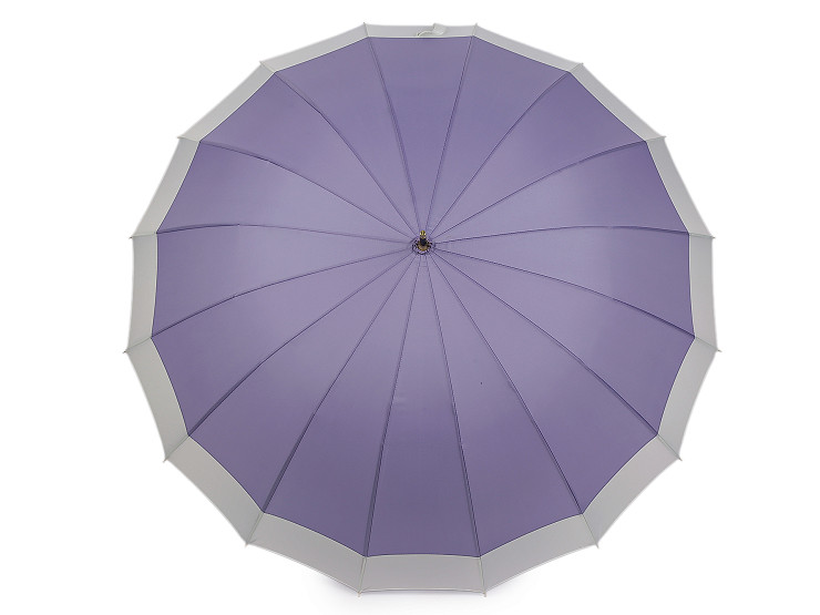 Velký rodinný deštník s dřevěnou rukojetí