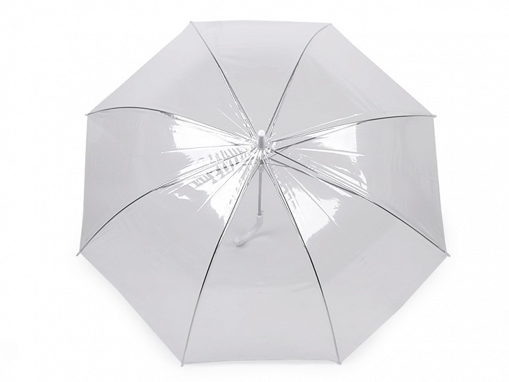Dámský / svatební průhledný vystřelovací deštník