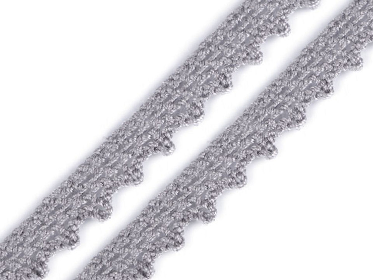 Encaje de bolillos de algodón, ancho 10 mm
