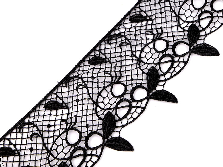 Pizzo guipure, larghezza: 90 mm