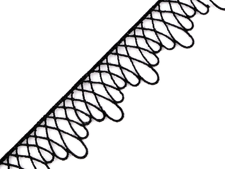 Vzdušná čipka šírka 30 mm minimalistická