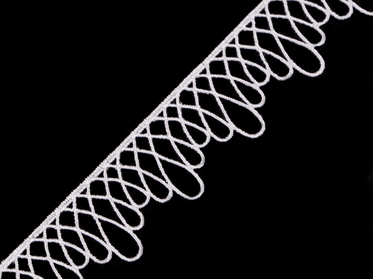 Vzdušná čipka šírka 30 mm minimalistická