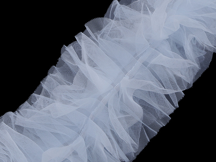 Taśma z falbanką do wyrobu spódniczek Tutu szerokość 11 cm 