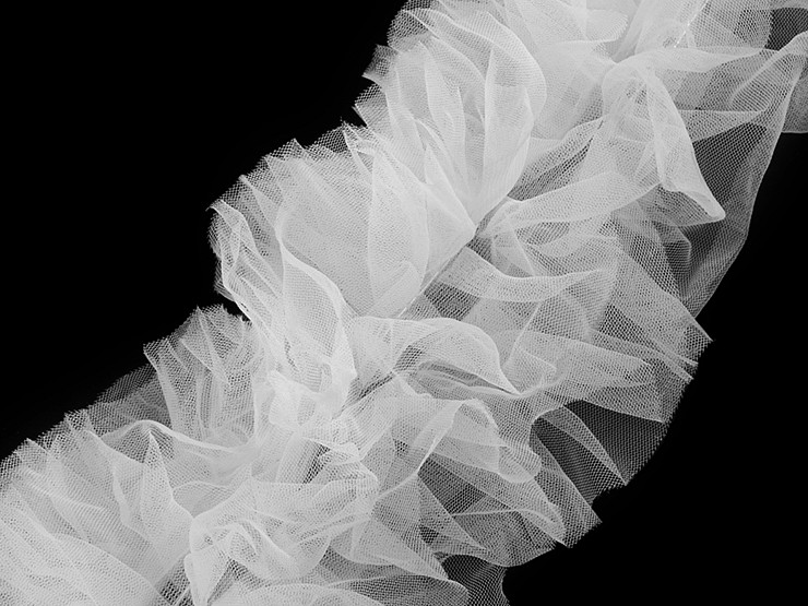 Taśma z falbanką do wyrobu spódniczek Tutu szerokość 11 cm 