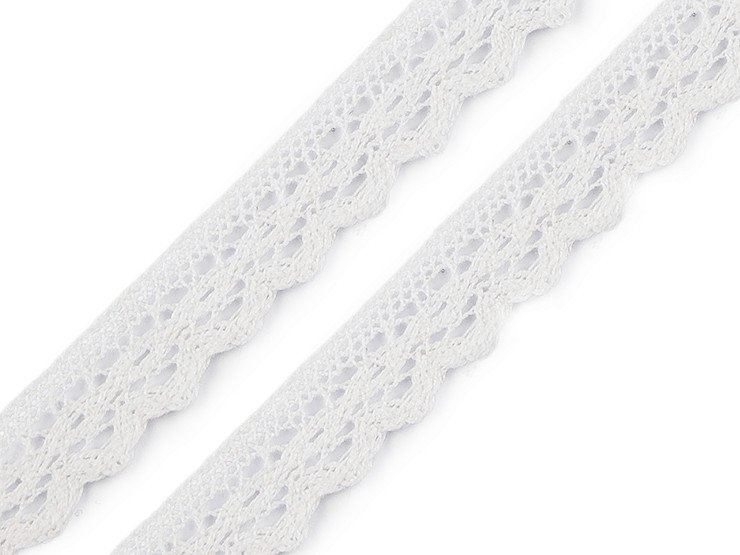 Cotton bobbin lace, width 20 mm