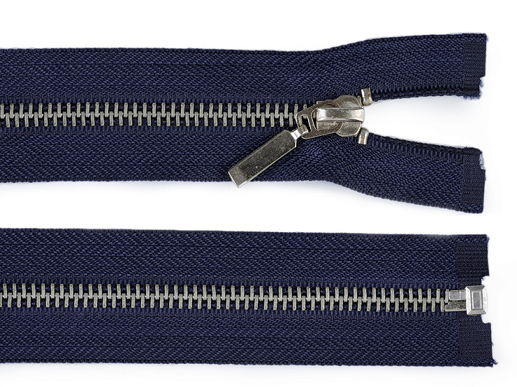 Metal Zipper width 6 mm length 80 cm
