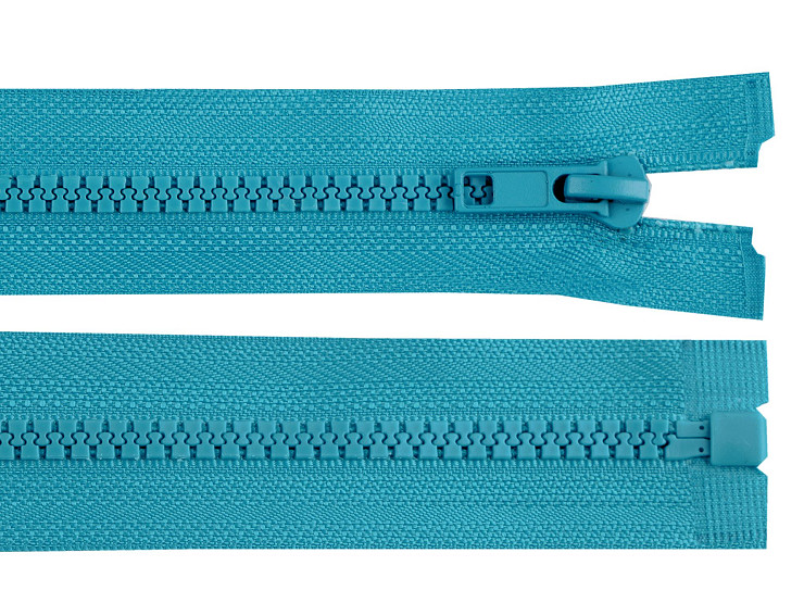 Fermeture Éclair en plastique No 5, longueur 80 cm, pour veste