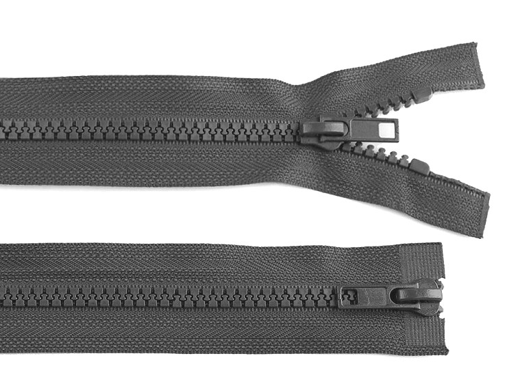 Two-Way Plastic Jacket Zipper 5 mm, 2 sliders length 65 cm