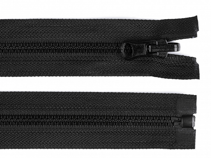 Plastic Zipper, width 5 mm, length 50 cm, with reversible slider