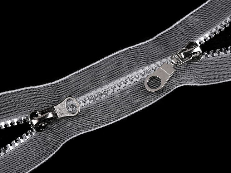 Lot De 5 Fermetures éclair Noires Ouvertes 25cm/10