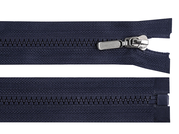 Plastic Zipper No 5 length 80 cm with a decorative slider
