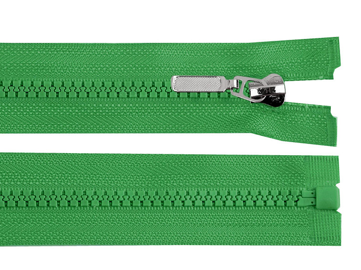 Kostený zips No 5 dĺžka 30 cm s ozdobným jazdcom