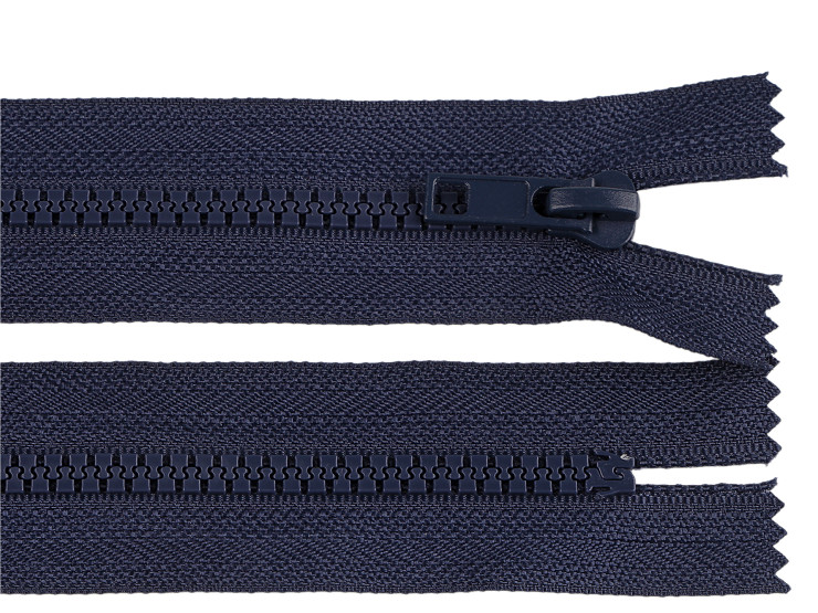 GT10 nem bontható öntött műanyag cipzár 18 cm