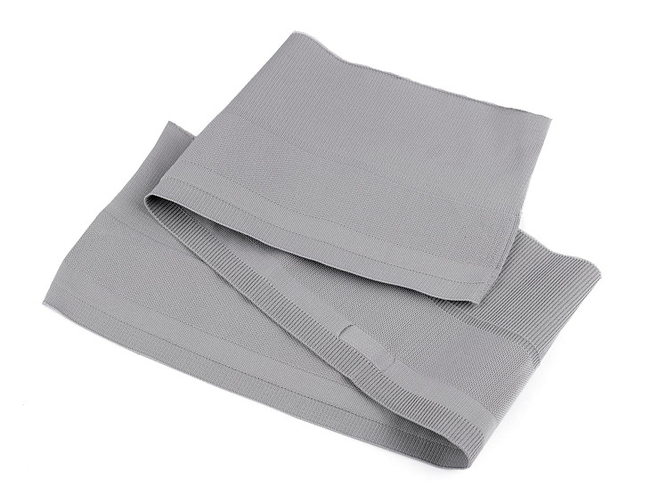 Fascia estensibile in maglia, a costine, per vita, dimensioni: 14 x 90 cm