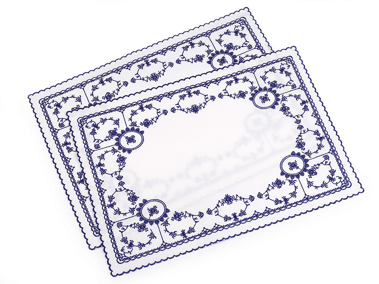 Besticktes Textil-Tischset, 32 x 45 cm