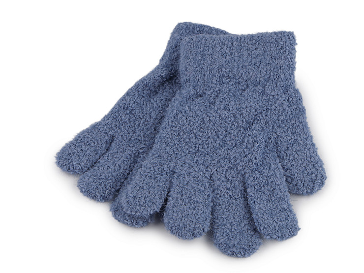 Gants pour enfants tricotés en tissu éponge