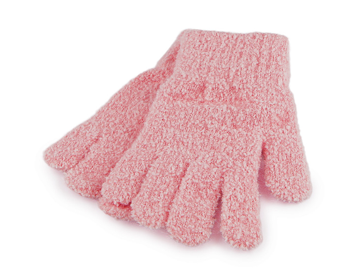 Gants pour enfants tricotés en tissu éponge