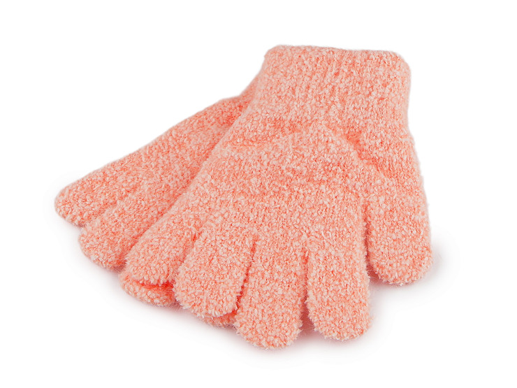 Gants pour enfants tricotés en tissu éponge