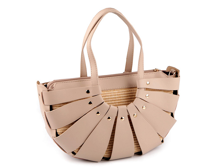 Sac à main d’été avec structure en paille, 35 x 20 cm