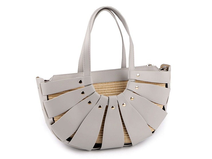 Sac à main d’été avec structure en paille, 35 x 20 cm