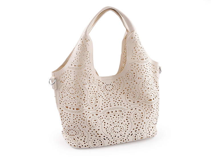 Borsa a mano, 2-in-1, con motivo fustellato, dimensioni: 38 x 22 cm