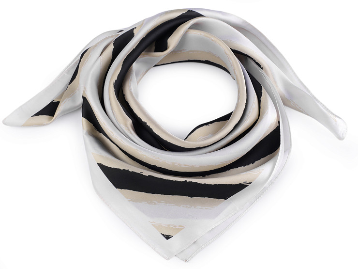 Satin scarf 70x70 cm