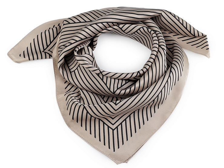 Satin scarf 65x65 cm