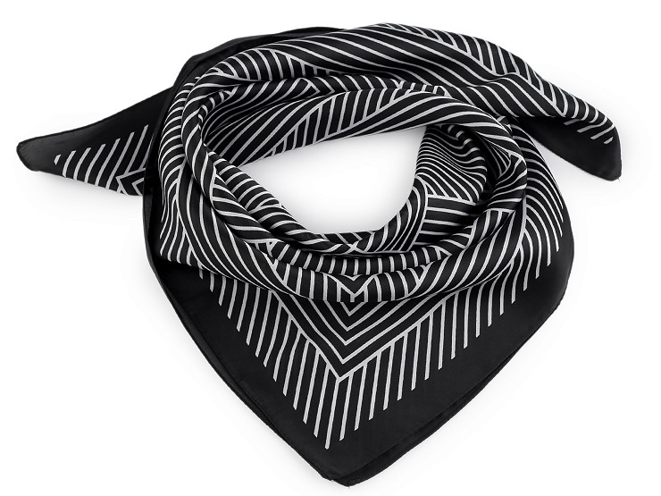 Satin scarf 65x65 cm