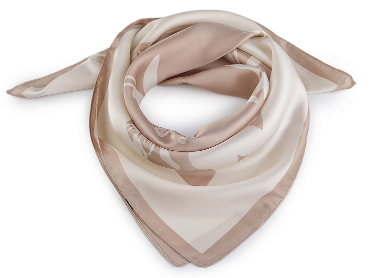 Satin scarf 65x65 cm