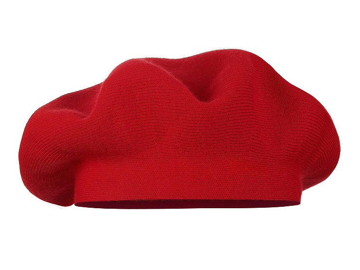 Dámsky pletený baret